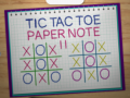 Spill Tic Tac Toe Papir Notat 2 online