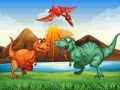 Spill Fargerike Dinosaurer Match 3 online