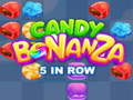 Spill Candy Bonanza: 5 på Rad online