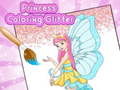 Spill Prinsesse Fargelegging Glitrer online