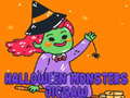 Spill Halloween Monstre Puslespill online