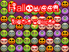 Spill Halloween Blokk Kollaps online