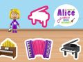 Spill Verden av Alice Former av Musikkinstrumenter online