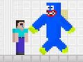 Spill Noob mot Blått Monster online Spill Noob mot Blått Monster online