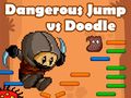 Spill Farlig Hopp vs Doodle Jump online Spill Farlig Hopp vs Doodle Jump online