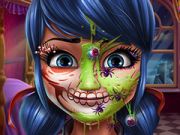 Spill Prikket Jente Halloween Sminke online Spill Prikket Jente Halloween Sminke online