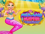 Spill Sjøfrue Glitter Kake Maker online Spill Sjøfrue Glitter Kake Maker online