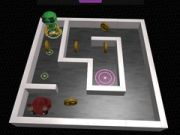 Spill 3D Labyrint og Robot online Spill 3D Labyrint og Robot online