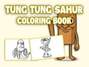 Spill Tung Tung Sahur Coloring Book online