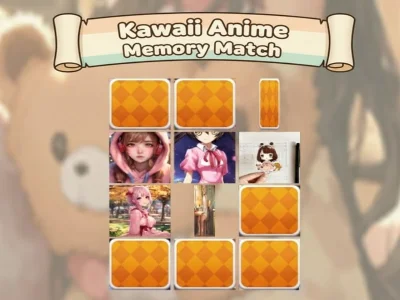 Spill Kawaii Anime Memory Match online