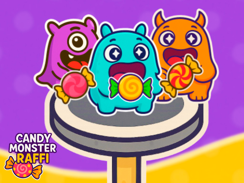 Spill Candy Monster Raffi online