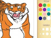 Spill Tiger-fargeleggingsbok online