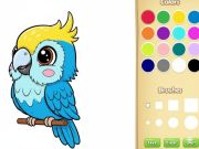 Spill Kawaii Animal Coloring Book online