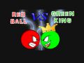 Spill Rød Ball mot Grønn Konge online Spill Rød Ball mot Grønn Konge online