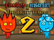 Spill Fireboy og Watergirl 2: Lysets Tempel online Spill Fireboy og Watergirl 2: Lysets Tempel online