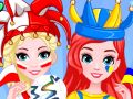 Spill Лучшие друзья: Чемпионат мира по раскраске лиц online