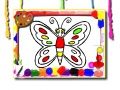 Spill Fargebok for Sommerfugler online