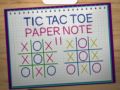 Spill Tic Tac Toe Papir Notat 2 online