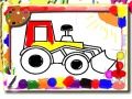 Spill Tilbake til skolen: Fargelegging av biler for barn online