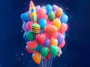 Spill Fusjon 3D- Match 3 Balloons online
