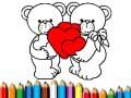Spill Gledelig Valentinsdag Fargelegging online