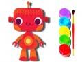 Spill Tilbake til skolen: Robot Fargebok online