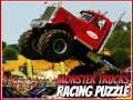 Spill Monster Trucks Racing Puslespill online