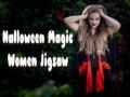 Spill Halloween Magiske Kvinner Puslespill online