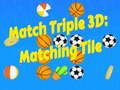Spill Match Triple 3D: Matchende Fliser online