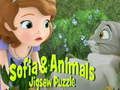 Spill Sofia og Dyr Puslespill online Spill Sofia og Dyr Puslespill online