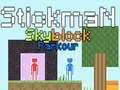 Spill Stickman Skyblock Parkour online Spill Stickman Skyblock Parkour online