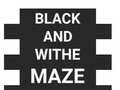 Spill Maze Svart og Hvitt online