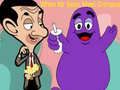 Spill Når Mr. Bean møter Grimace online Spill Når Mr. Bean møter Grimace online