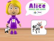 Spill Alice's Verden Bilder og Ord online