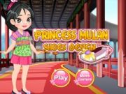 Spill Sko design for prinsesse Mulan online
