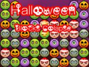 Spill Halloween Blokk Kollaps online