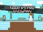 Spill Noob vs Pro Snømann online Spill Noob vs Pro Snømann online