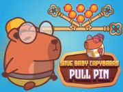Spill Redde baby capybaras Pull Pin online