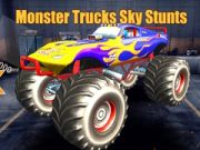 Spill Monsterbiler: Himmelske Stunts online