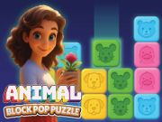 Spill Animal Block Pop Puzzle online