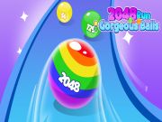 Spill 2048 Kjør nydelige baller online