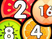 Spill Slå sammen skytter 2048 Connect Fruits online