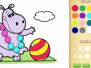 Spill Baby Farm Animals Coloring Book for Kids online