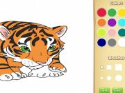 Spill Baby Tiger Coloring Book online