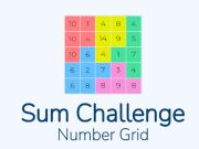 Spill Sum Challenge Number Grid online