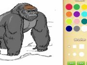 Spill Dyrehage dyr coloring book for barn online