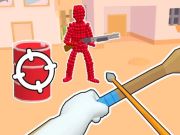 Spill Stickman Archer: skyte piler mot røde online