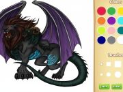 Spill Drage chimera coloring book online