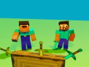 Spill Noob vs pro men kniv traff minecraft online