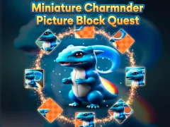 Spill Miniatyr Charmander Picture Block Quest online